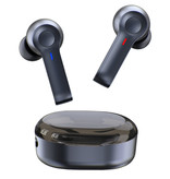CUagain Bezprzewodowe słuchawki R22 - słuchawki dotykowe TWS Słuchawki douszne Bluetooth 5.0 Słuchawki douszne Czarne
