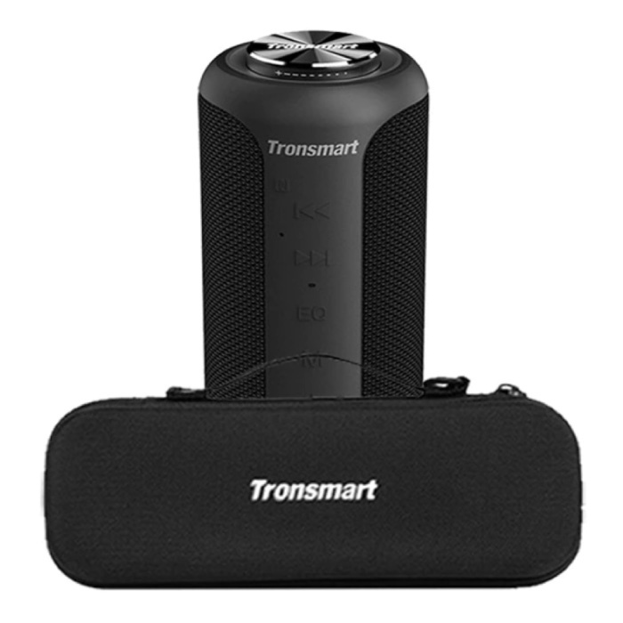 T6 Plus Bluetooth 5.0 Soundbox with Storage Bag - Wireless Speaker External Wireless Speaker Black