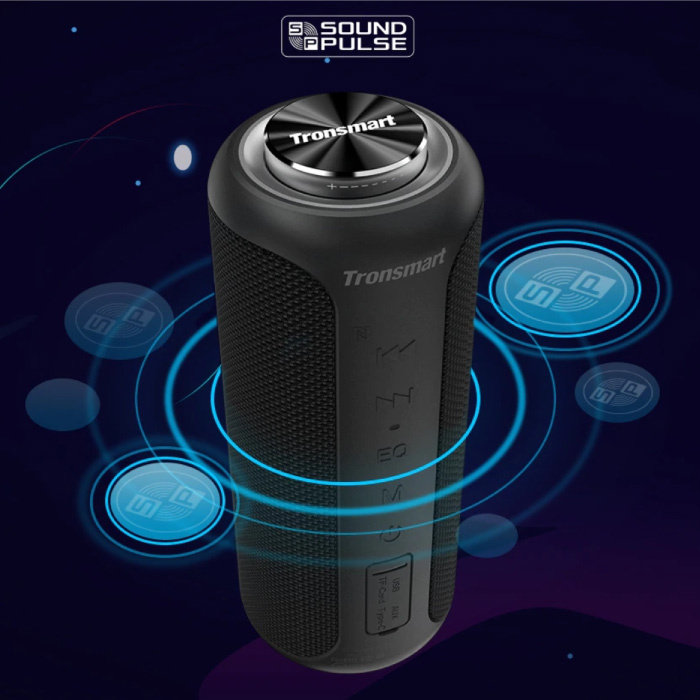 Tronsmart T6 Plus Bluetooth 5.0 Soundbox with Storage Bag - Wireless Speaker External Wireless Speaker Red