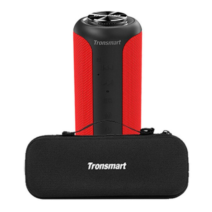 T6 Plus Bluetooth 5.0 Soundbox with Storage Bag - Wireless Speaker External Wireless Speaker Red