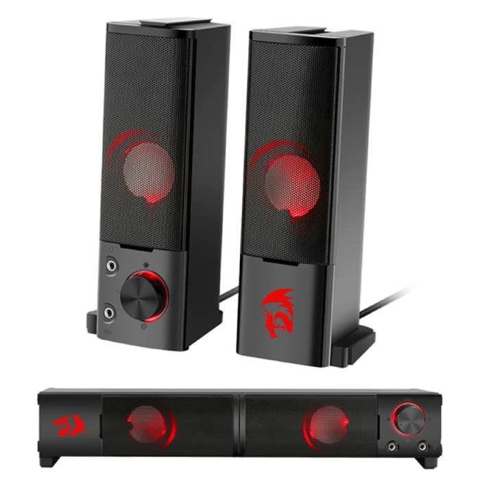 Orpheus GS550 Home Stereo Speaker Set - 2 en 1 Altavoces estéreo Caja de altavoces de barra de sonido Negro