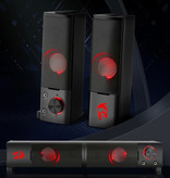 Redragon Zestaw głośników stereo Orpheus GS550 - 2 w 1 Głośniki Stereo Głośniki Soundbar Box Czarny
