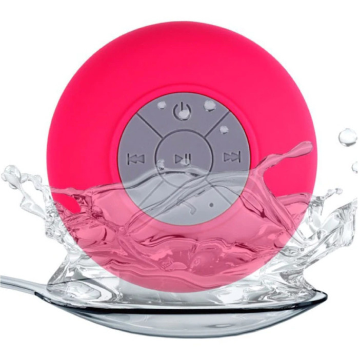 Altavoz Bluetooth resistente al agua - Caja de sonido inalámbrica Altavoz inalámbrico externo Rosa