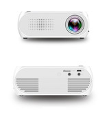 Veidadz Mini projecteur LED YG320 avec sac de rangement - Screen Beamer Home Media Player Blanc