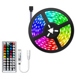 RGBYW Tiras LED Bluetooth 5 Metros - Iluminación RGB con Control Remoto SMD 5050 Ajuste de Color Impermeable