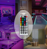 RGBYW Bluetooth LED Strips 5 Meter - RGB-Beleuchtung mit Fernbedienung SMD 5050 Farbanpassung Wasserdicht