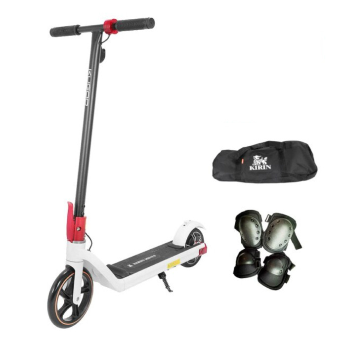 Kirin Mini 2 Scooter elettrico Smart E Step per bambini fuoristrada - 150W - 15 km / h - Batteria 6Ah - Ruote 8,5 pollici Bianco