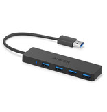 ANKER Hub USB 3.0 con 4 puertos - Divisor de transferencia de datos de 5 Gbps