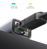 UGREEN USB naar Ethernet Poort Adapter - 1000Mbps Data Overdracht Converter Hoogwaardig ABS Zwart