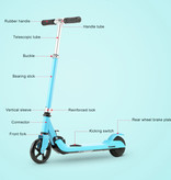 iScooter Electric Smart E Step Scooter for Children Off-Road - 100W - 8 km / h - 2Ah Battery - 5.5 inch Wheels Blue