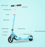 iScooter Elektrischer Smart E Step Roller für Kinder im Gelände - 100 W - 8 km / h - 2 Ah Batterie - 5,5 Zoll Räder Blau