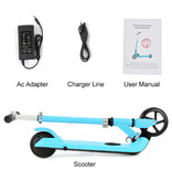 iScooter Electric Smart E Step Scooter for Children Off-Road - 100W - 8 km / h - 2Ah Battery - 5.5 inch Wheels Blue