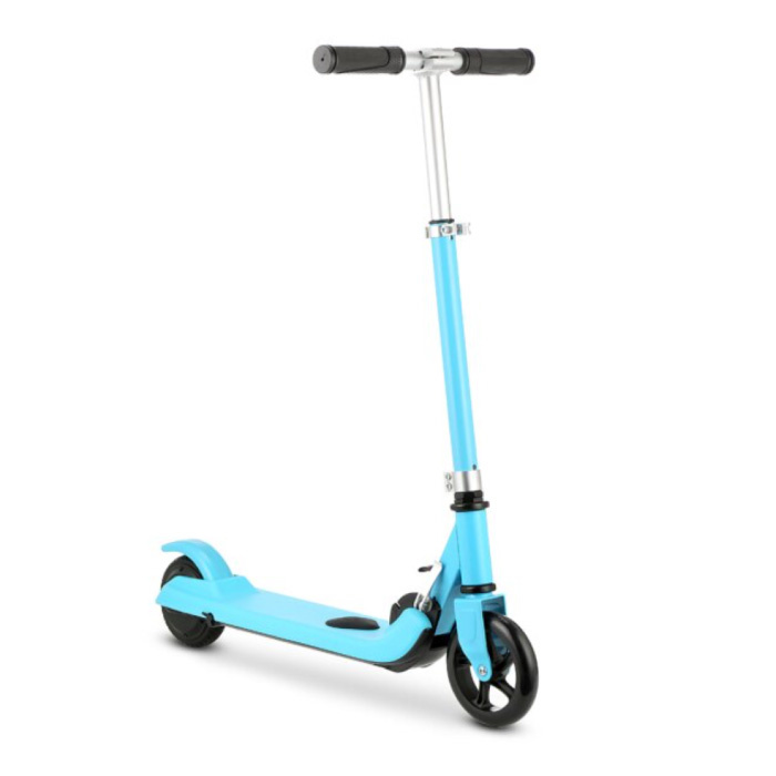 Elektrischer Smart E Step Roller für Kinder im Gelände - 100 W - 8 km / h - 2 Ah Batterie - 5,5 Zoll Räder Blau