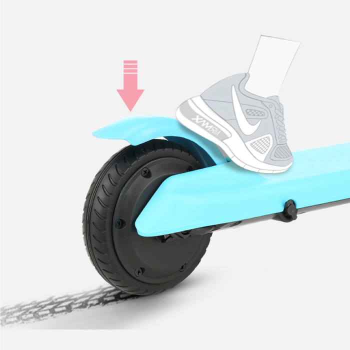 iScooter Scooter eléctrico Smart E Step para niños todoterreno - 100W - 8 km / h - Batería 2Ah - Ruedas 5.5 pulgadas Rosa