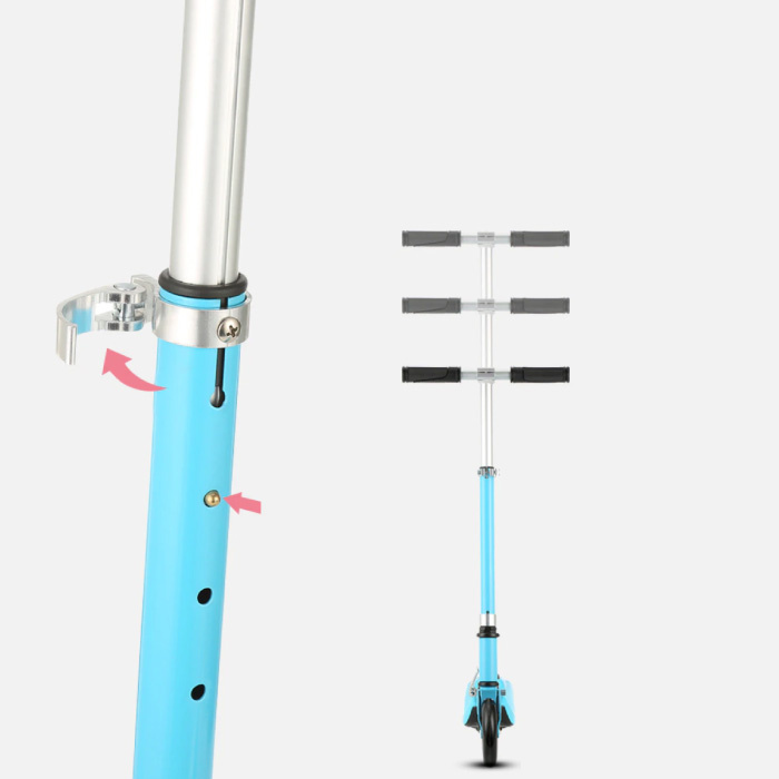 iScooter Scooter eléctrico Smart E Step para niños todoterreno - 100W - 8 km / h - Batería 2Ah - Ruedas 5.5 pulgadas Rosa