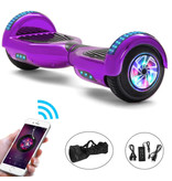 Stuff Certified® Hoverboard E-Scooter Électrique avec Haut-Parleur Bluetooth - 6,5" - Batterie 500W - 2000mAh - Balance Hover Board Violet