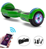 Stuff Certified® Electric E-Scooter Hoverboard with Bluetooth Speaker - 6.5" - 500W - 2000mAh Battery - Balance Hover Board Green
