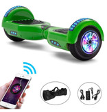 Stuff Certified® Elektryczna hulajnoga elektryczna z głośnikiem Bluetooth - 6.5" - 500W - 2000mAh Bateria - Balance Hover Board Green