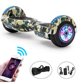 Stuff Certified® Elektryczna hulajnoga elektryczna z głośnikiem Bluetooth - 6.5 " - 500 W - 2000 mAh Bateria - Balance Hover Board Camo