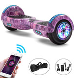 Stuff Certified® E-Scooter Hoverboard électrique avec haut-parleur Bluetooth - 6,5" - 500W - 2000mAh Batterie - Balance Hover Board Space