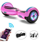 Stuff Certified® Electric E-Scooter Hoverboard with Bluetooth Speaker - 6.5" - 500W - 2000mAh Battery - Balance Hover Board Pink