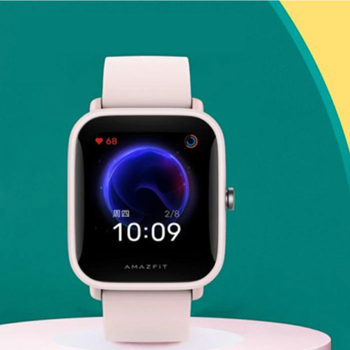 Bip U Smartwatch - Fitness Sport Activity Tracker Zegarek z żelem krzemionkowym iOS Android Różowy