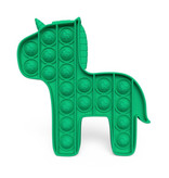Stuff Certified® Pop It - Fidget Anti Stress Toy Bubble Toy Silikon Jednorożec Zielony