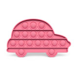 Stuff Certified® Pop It - Zappeln Anti Stress Spielzeug Bubble Toy Silikon Auto Pink