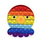 Stuff Certified® Pop It - Fidget Anti Stress Toy Bubble Toy Silikonowa ośmiornica Rainbow