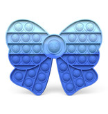 Stuff Certified® Pop It - Fidget Anti Stress Toy Bubble Toy Fiocco in silicone blu