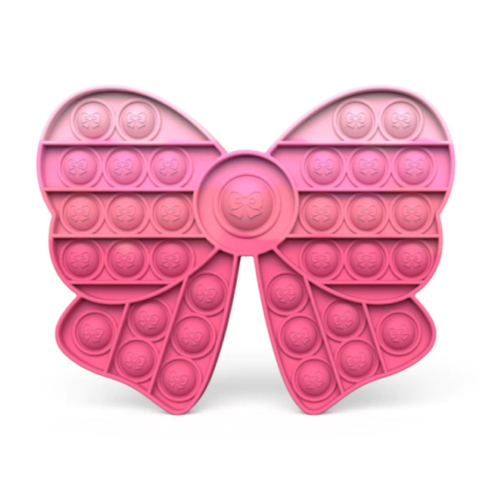 Pop It - Zappeln Anti Stress Spielzeug Bubble Toy Silikon Bogen Pink