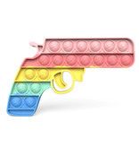 Stuff Certified® Pop It - Fidget Anti Stress Toy Bubble Toy Silicone Revolver Rainbow