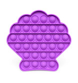 Stuff Certified® Pop It - Zappeln Anti Stress Spielzeug Bubble Toy Silikon Shell Purple
