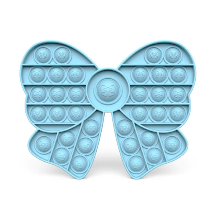 Pop It - Zappeln Anti Stress Spielzeug Bubble Toy Silikon Bogen Blau