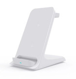 ZUIDID Stazione di ricarica 3 in 1 - Compatibile con Apple iPhone / iWatch / AirPods - Dock di ricarica Tappetino wireless da 15 W bianco