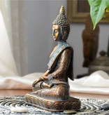 Homexw Statue de Bouddha Thaïlande - Décor Ornement Sculpture en résine Bureau de jardin