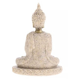 MagiDeal Mini Buddha Statue - Decor Miniature Ornament Sandstone Sculpture Garden Desk