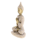 MagiDeal Mini Buddha Statue - Decor Miniature Ornament Sandstone Sculpture Garden Desk