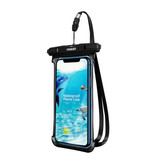 Fonken Wasserdichte Hülle für iPhone / Samsung / Xiaomi - Sporttasche Hülle Hülle Armband Jogging Running Hard Black