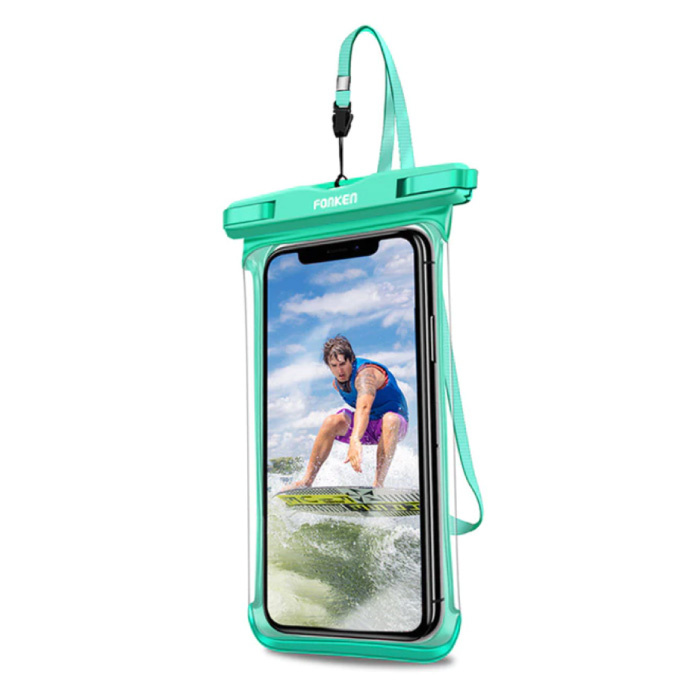 Custodia impermeabile per iPhone / Samsung / Xiaomi - Custodia sportiva Custodia protettiva Custodia da braccio da jogging Running Hard Green