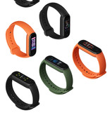 Amazfit Montre connectée Band 5 - Bracelet de montre en gel de silice avec bracelet de montre en gel de silice iOS Android Orange