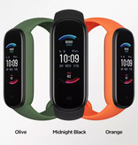 Amazfit Band 5 Smartwatch - Bracelet de montre en gel de silice avec suivi d'activité sportive et fitness iOS Android vert