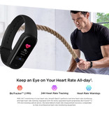 Amazfit Band 5 Smartwatch - Bracelet de montre en gel de silice avec suivi d'activité sportive et fitness iOS Android vert