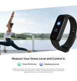 Amazfit Band 5 Smartwatch - Bracelet de montre en gel de silice avec suivi d'activité sportive et fitness iOS Android vert