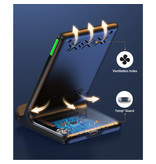 INIU 3 in 1 Oplaadstation - Compatibel met Apple iPhone / iWatch / AirPods -  Charging Dock 15W Wireless Pad Zwart