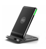 INIU 3 in 1 Charging Station with Charging Cable - Compatible with Apple iPhone / iWatch / AirPods - Charging Dock 15W Wireless Pad Black