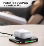 INIU 3 in 1 Ladestation mit Ladekabel - Kompatibel mit Apple iPhone / iWatch / AirPods - Ladestation 15W Wireless Pad Schwarz