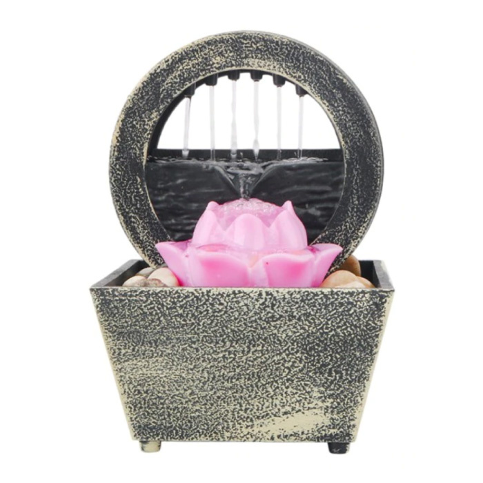 Mini Zier Wasserfall Feng Shui - Brunnen Dekor Ornament