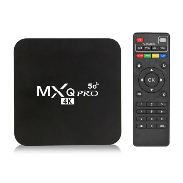 Lecteur multimédia MXQ Pro 4K TV Box Android Kodi - 5G - 1 Go de RAM - 8 Go de stockage