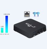 Stuff Certified® MXQ Pro 4K TV-Box mit kabelloser RGB-Tastatur - 5G Media Player Android Kodi - 1 GB RAM - 8 GB Speicher